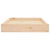 Dog Bed 28.1"x21.3"x3.5" Solid Wood Pine