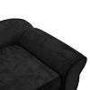 Dog Sofa Black 28.3"x17.7"x11.8" Plush