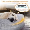 Washable Fluffy Human Dog Bed with Soft Blanket and Plump Pillow