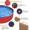 Foldable Pet Swimming Pool PVC Kiddie Baby Dog Swim Pool Bathing Tub Playmat Kids Pools