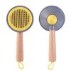 OneKey Pet Hair Remover Comb Pet Comb Grooming Brush Pet Hair Cleaner Brush Cat Shedding Brush Self Cleaning Slicker For Long & Short Hair Cats And Do